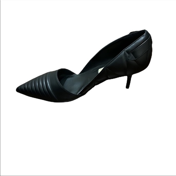 Burberry Amalia Black Leather Pumps Size 37.5 - Picture 4 of 9